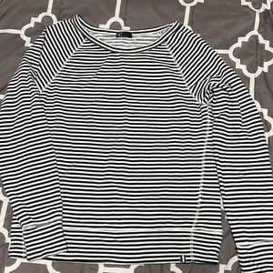 NWOT Gap Navy and White striped sweatshirt